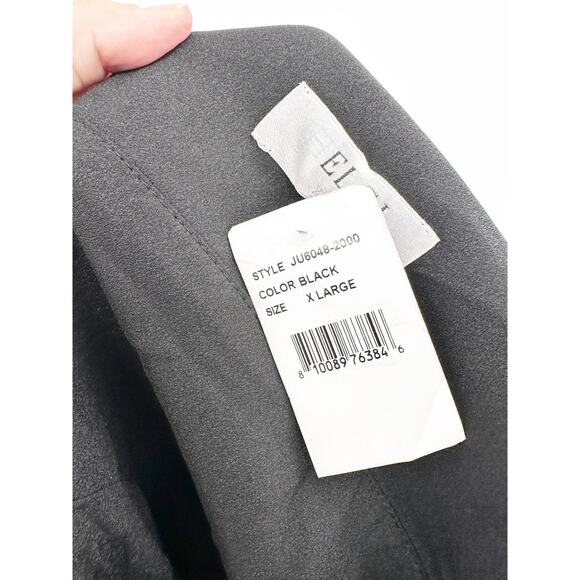 Helsi Zoe Black Plunge Neck Wide Leg Jumpsuit Size XL New - Picture 4 of 5